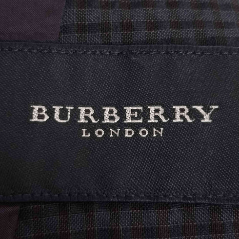 バーバリーロンドン BURBERRY LONDON キッドモヘヤ ウールシルク シアサッカー 背抜き 2Bテーラードジャケット メンズ AR4