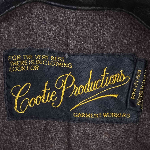 クーディプロダクション cootie productions カウレザージャケット メンズ JPN:M
