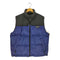 ウールリッチ WOOLRICH 90S~00S リップストップ 裾ドローコード ツートン ダウンベスト メンズ import:L