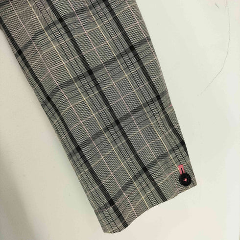 バーバリーブラックレーベル BURBERRY BLACK LABEL チェック柄 ロゴ 刺繍 ジャケット メンズ import:L