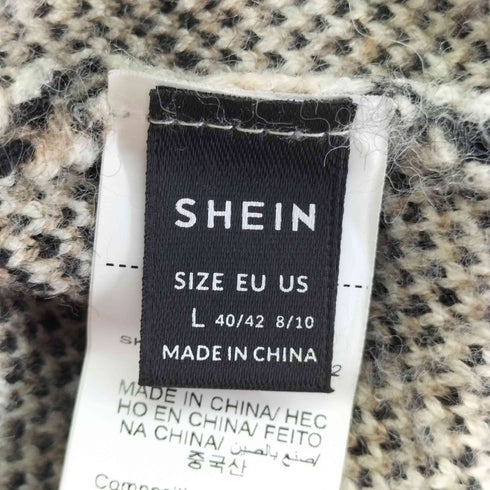 シーイン SHEIN ヒョウ柄 ニットベスト レディース JPN:L