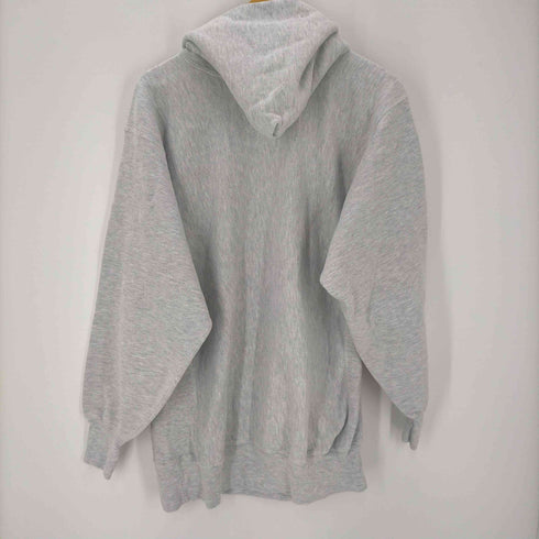 チャンピオン Champion 90S USA製 刺繍タグ ポリ 8% レーヨン 3% REVERSE WEAVE MICHIGAN STATE 2段 プリント プルオーバー パーカー メンズ import:XXL