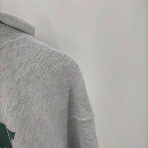 チャンピオン Champion 90S USA製 刺繍タグ ポリ 8% レーヨン 3% REVERSE WEAVE MICHIGAN STATE 2段 プリント プルオーバー パーカー メンズ import:XXL