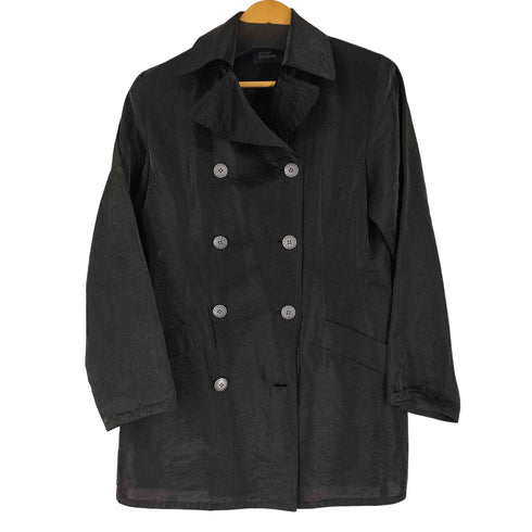 RITSUKO SHIRAHAMA 光沢 ダブルブレスト ジャケット レディース