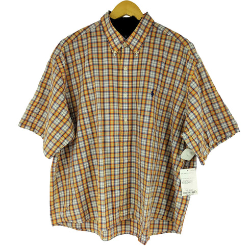 ラルフローレン RALPH LAUREN 90S BLAKE スモールポニー BD S/S シャツ メンズ import:XXL