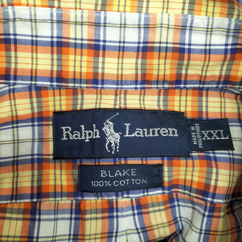 ラルフローレン RALPH LAUREN 90S BLAKE スモールポニー BD S/S シャツ メンズ import:XXL