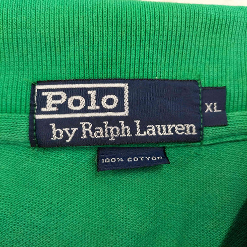 ポロバイラルフローレン Polo by RALPH LAUREN 90S スモールポニー S/S ポロシャツ メンズ import:XL
