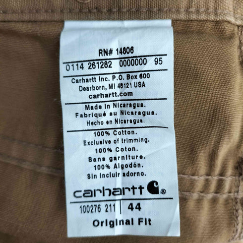 カーハート Carhartt コットン ショートパンツ メンズ FR:44-48