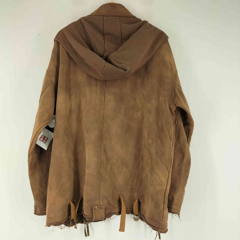 A SQUARE ROOT ハーフジップ ジップデザイン パーカー メンズ JPN:XL