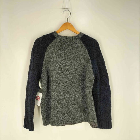 サンシー SUNSEA 12AW カシミア混 フィッシャーマンセーター メンズ JPN:1