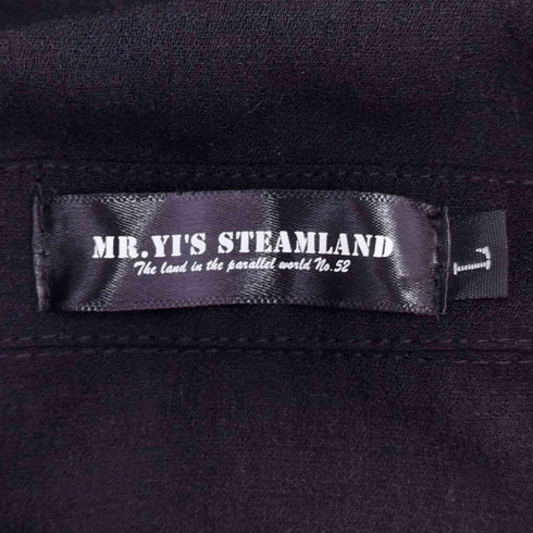 MR.YI'S STEAMLAND 袖チェーン ハーフボタン シャツ レディース JPN:L