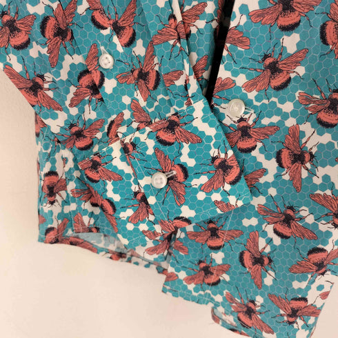 COTON DOUX 総柄 L/S シャツ メンズ FR:38