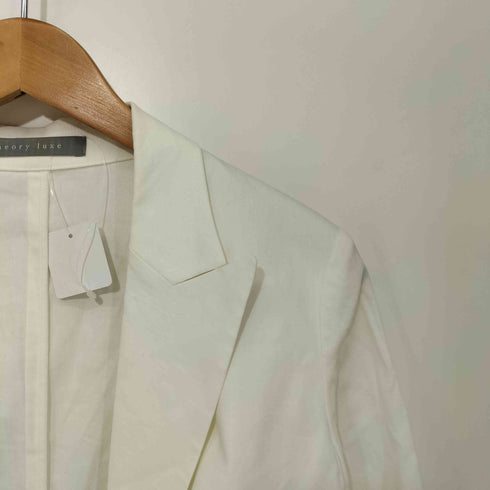 セオリーリュクス theory luxe DEBBY NL CRISP LINEN ダブルテーラードジャケット レディース DE:32