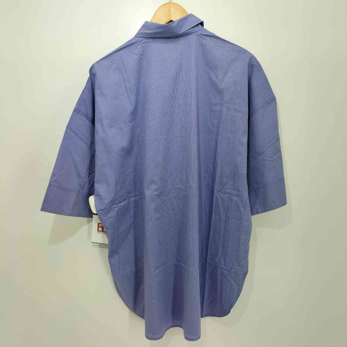 イタリア製 EASY オーバーサイズ フロントプリント S/S シャツ レディース JPN:38