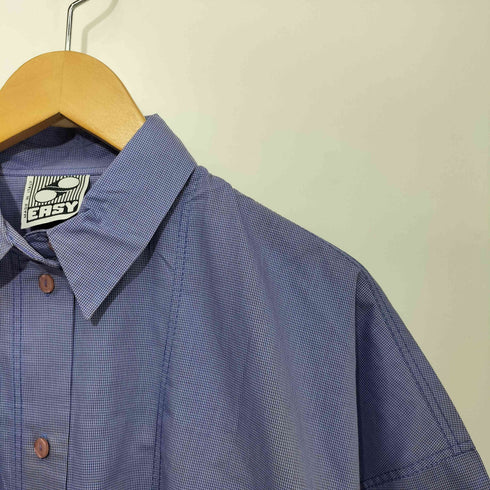 イタリア製 EASY オーバーサイズ フロントプリント S/S シャツ レディース JPN:38