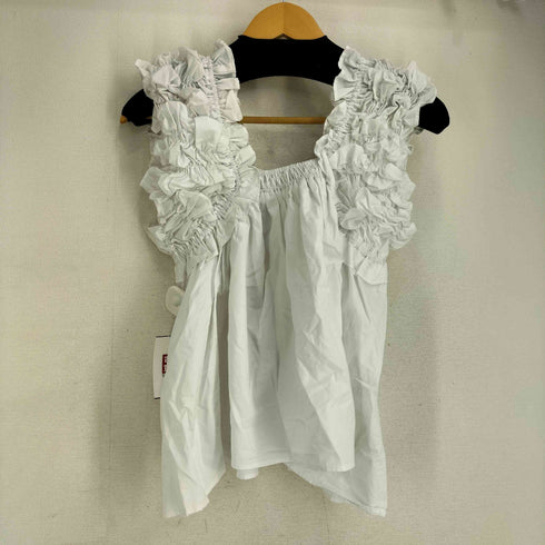 マウジー moussy SHOULDER FRILLS ブラウス レディース FREE