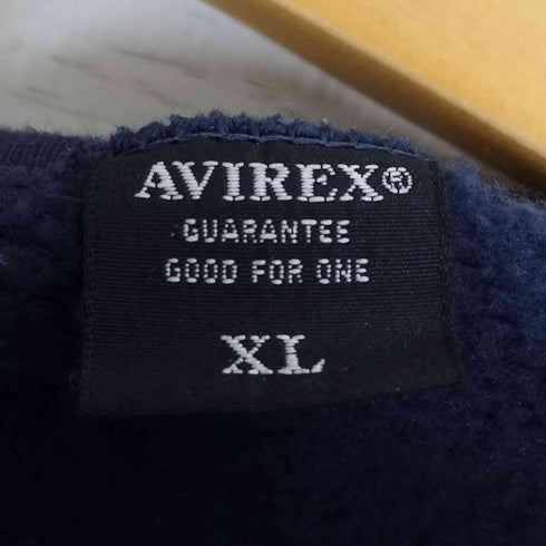アヴィレックス AVIREX BIG LOGO CREW NECK/ビッグロゴ クルーネック スウェット メンズ import:XL
