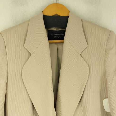 エンポリオアルマーニ EMPORIO ARMANI Icon canneté cady blazer レディース