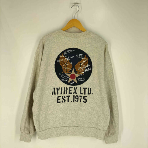 アヴィレックス AVIREX AIR FORCE ビッグ刺繍スウェット メンズ import:XL