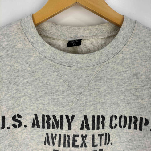 アヴィレックス AVIREX AIR FORCE ビッグ刺繍スウェット メンズ import:XL