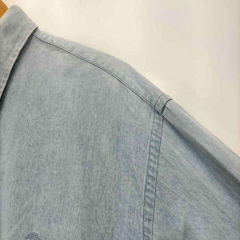 ブルックスブラザーズ BROOKS BROTHERS 香港製 ロゴ刺繍 コットン ボタンダウンシャツ メンズ import:L