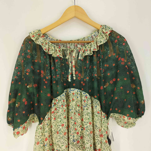 YUKIEMON 花柄 シャツ ワンピース レディース JPN:M