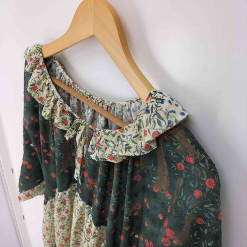 YUKIEMON 花柄 シャツ ワンピース レディース JPN:M
