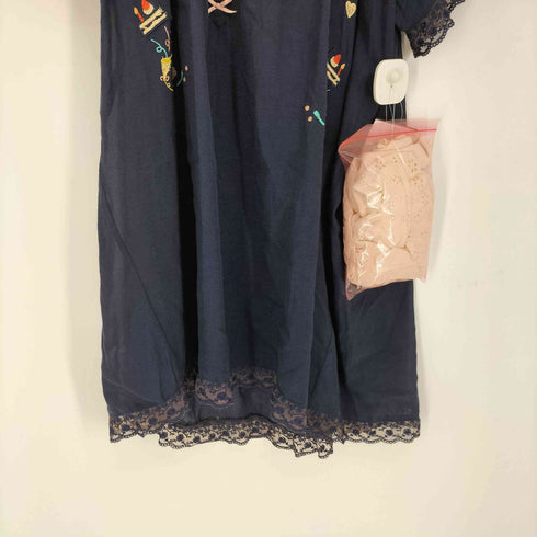 シェリーラファム Cherir la femme ドット 総柄 チュニック ワンピース レディース import:M