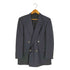 バーバリーズ BURBERRYS 80S WOOL&MOHAIR 紺ブレ メタルボタン ダブルブレストジャケット メンズ AB5