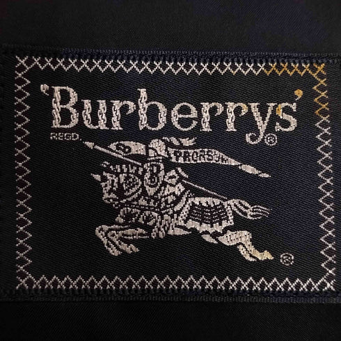 バーバリーズ BURBERRYS 80S WOOL&MOHAIR 紺ブレ メタルボタン ダブルブレストジャケット メンズ AB5