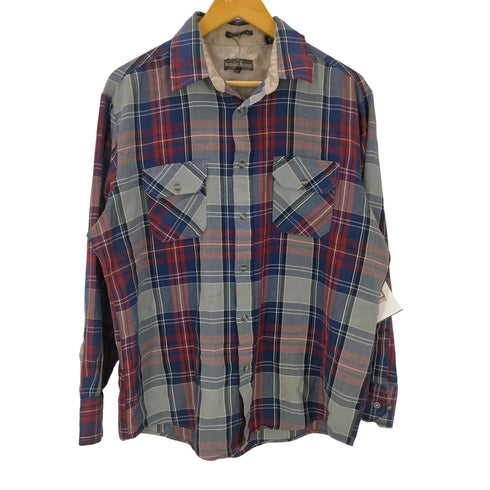 ノースウエストテリトリー NORTHWEST TERRITORY タータンチェック フラップポケット L/S シャツ メンズ