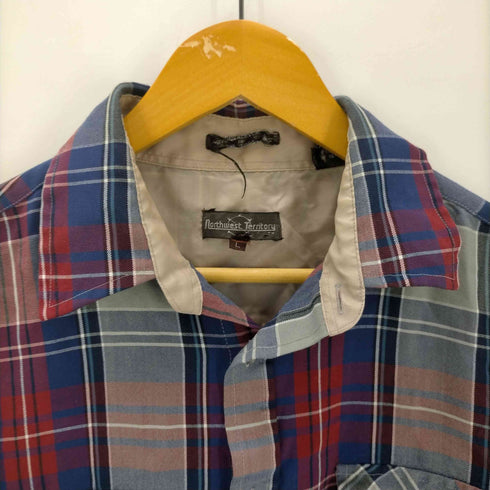 ノースウエストテリトリー NORTHWEST TERRITORY タータンチェック フラップポケット L/S シャツ メンズ