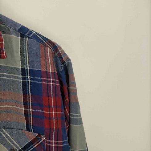 ノースウエストテリトリー NORTHWEST TERRITORY タータンチェック フラップポケット L/S シャツ メンズ