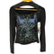 ラインストーンデザイン L/S カットソー Y2K レディース