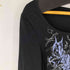 ラインストーンデザイン L/S カットソー Y2K レディース