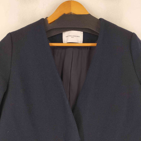 ユナイテッドアローズ UNITED ARROWS Vネックノーカラーコート レディース JPN:38