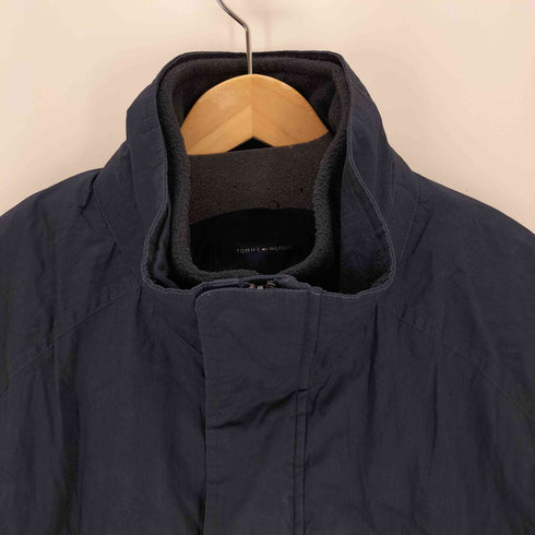 トミーヒルフィガー TOMMY HILFIGER 裏地フリースナイロンジャケット ジップアップ メンズ import:XXL