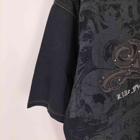 アヴィレックス AVIREX Y2K ロゴプリントTシャツ メンズ JPN:XXL