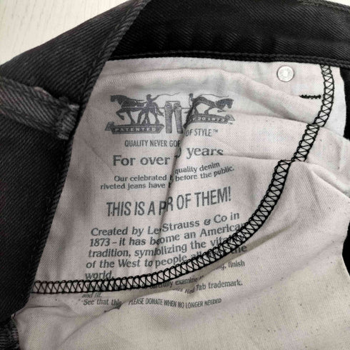 リーバイス Levis 505 レギュラーフィット ジーンズ ブラック メンズ 40×30