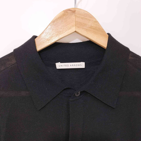 ユナイテッドアローズ UNITED ARROWS 4シーズン ハイゲージ ポロ カーディガン 襟付きニット メンズ JPN:L