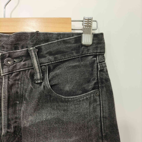 クロ KURO GRAPHITE ボタンフライスリムデニムパンツ メンズ 28