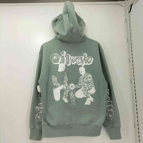 OILWORKS ダブルジップ ジップアップ パーカー メンズ JPN:M