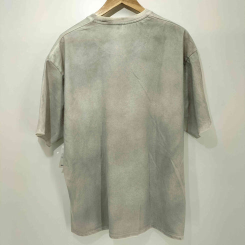 アタッチメント ATTACHMENT C/PE PLATING JERSEY PRINTED OVERSIZED S/S T-SHIRT C/PEプレーティング天竺 オーバーサイズSS プリントTシャツ メンズ JPN:4