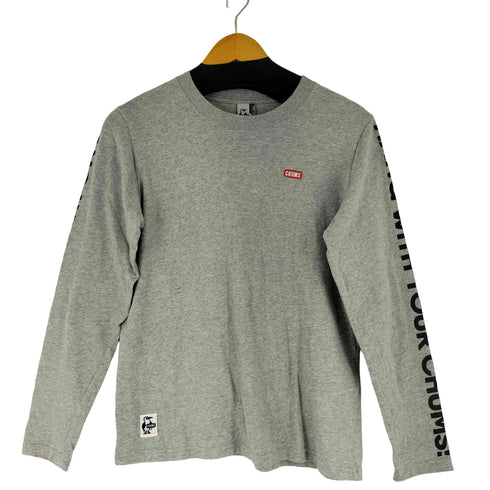 チャムス CHUMS 刺繍ロゴ L/S Tシャツ レディース JPN:M
