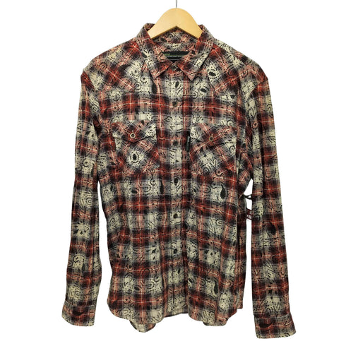 バックチャンネル Back Channel チェックペイズリー柄シャツ メンズ JPN:L