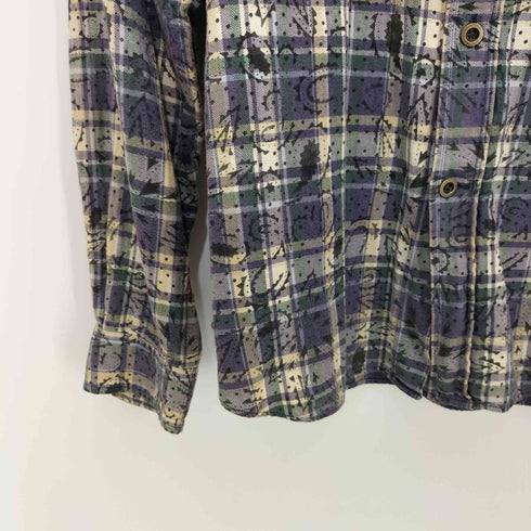 バックチャンネル Back Channel チェックペイズリー柄シャツ メンズ JPN:L