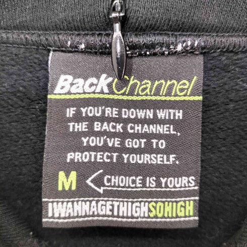 バックチャンネル Back Channel ロゴプルオーバーパーカー メンズ JPN:M