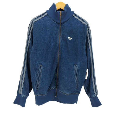 アディダス adidas アディカラー デニムファイヤーバード トラックトップ デニムブルゾン メンズ import:M
