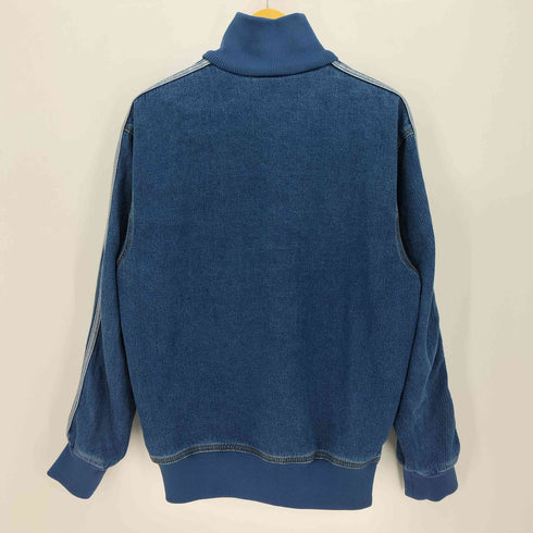 アディダス adidas アディカラー デニムファイヤーバード トラックトップ デニムブルゾン メンズ import:M