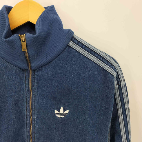 アディダス adidas アディカラー デニムファイヤーバード トラックトップ デニムブルゾン メンズ import:M